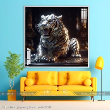 file tranh con giap trang tri con ho dan 0065