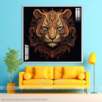 file tranh con giap trang tri con ho dan 0070