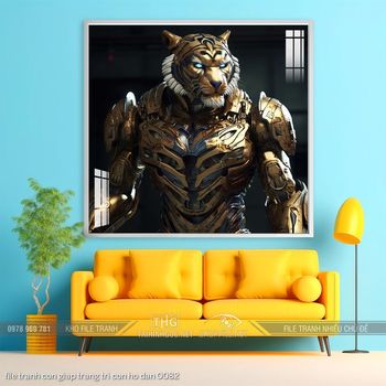 file tranh con giap trang tri con ho dan 0082