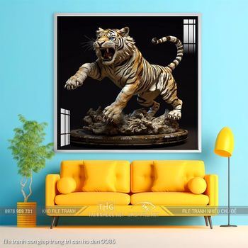 file tranh con giap trang tri con ho dan 0086