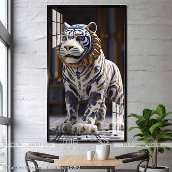 file tranh con giap trang tri con ho dan 0090