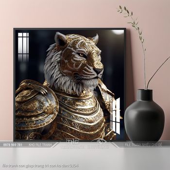 file tranh con giap trang tri con ho dan 0104