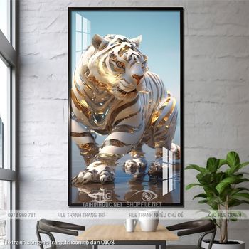 file tranh con giap trang tri con ho dan 0108