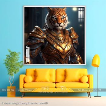 file tranh con giap trang tri con ho dan 0117