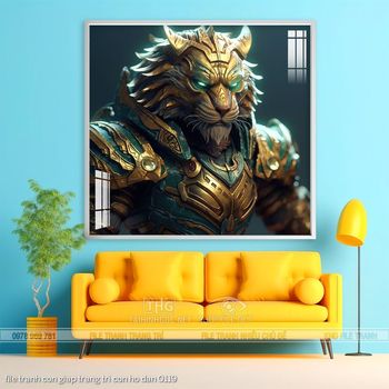 file tranh con giap trang tri con ho dan 0119