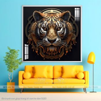 file tranh con giap trang tri con ho dan 0123