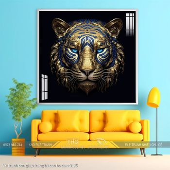 file tranh con giap trang tri con ho dan 0125