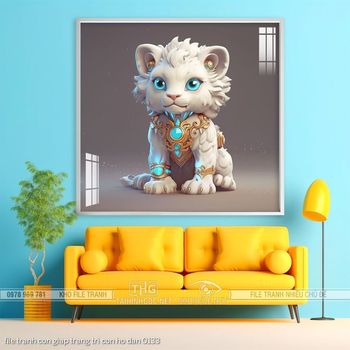 file tranh con giap trang tri con ho dan 0133