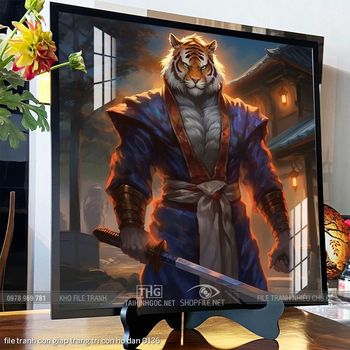 file tranh con giap trang tri con ho dan 0136