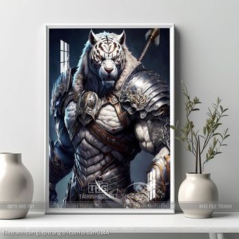 file tranh con giap trang tri con ho dan 0144