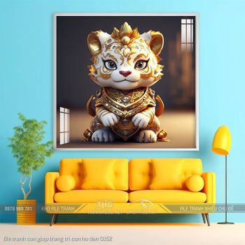 file tranh con giap trang tri con ho dan 0152