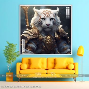 file tranh con giap trang tri con ho dan 0155