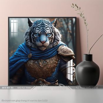 file tranh con giap trang tri con ho dan 0159