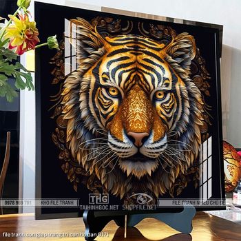 file tranh con giap trang tri con ho dan 0171