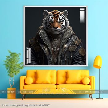 file tranh con giap trang tri con ho dan 0187