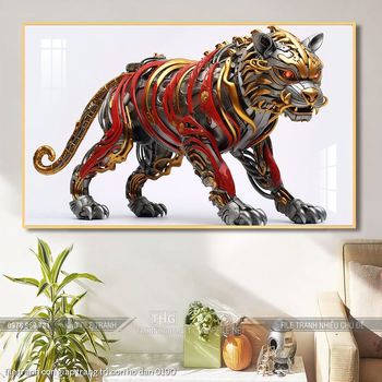 file tranh con giap trang tri con ho dan 0190