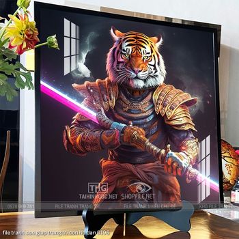 file tranh con giap trang tri con ho dan 0196