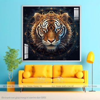 file tranh con giap trang tri con ho dan 0201