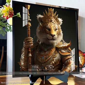 file tranh con giap trang tri con ho dan 0203