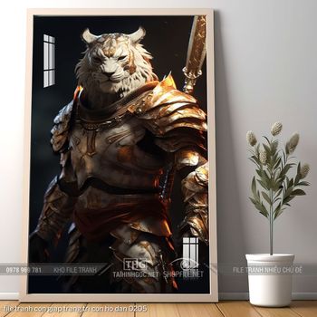 file tranh con giap trang tri con ho dan 0205