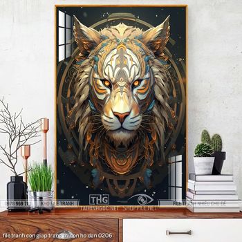 file tranh con giap trang tri con ho dan 0206