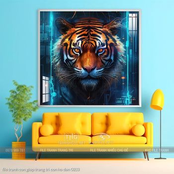 file tranh con giap trang tri con ho dan 0213