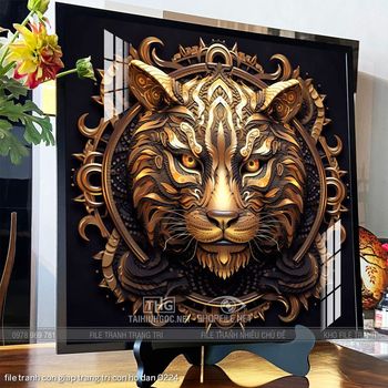 file tranh con giap trang tri con ho dan 0224