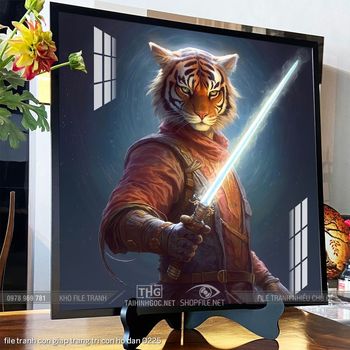 file tranh con giap trang tri con ho dan 0225