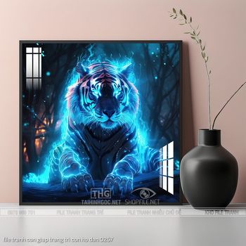 file tranh con giap trang tri con ho dan 0257