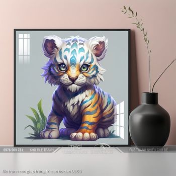 file tranh con giap trang tri con ho dan 0260