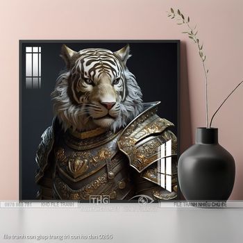 file tranh con giap trang tri con ho dan 0265