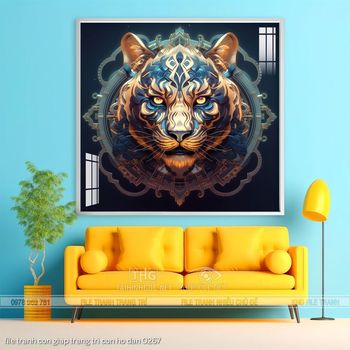 file tranh con giap trang tri con ho dan 0267