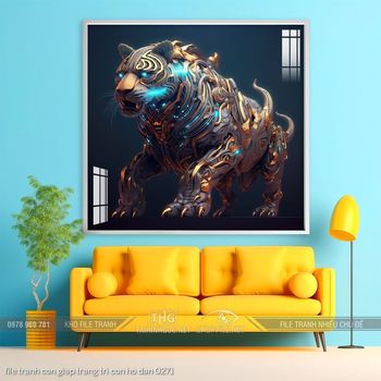 file tranh con giap trang tri con ho dan 0271