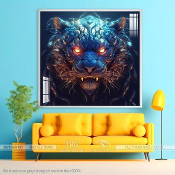 file tranh con giap trang tri con ho dan 0274