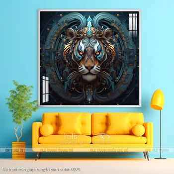 file tranh con giap trang tri con ho dan 0275