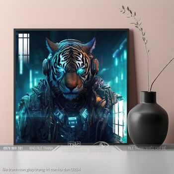 file tranh con giap trang tri con ho dan 0284