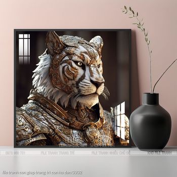 file tranh con giap trang tri con ho dan 0302