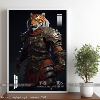 file tranh con giap trang tri con ho dan 0307