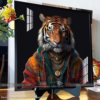 file tranh con giap trang tri con ho dan 0310