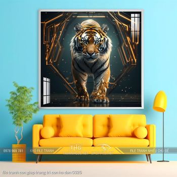 file tranh con giap trang tri con ho dan 0325