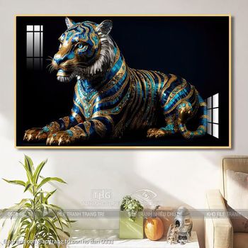 file tranh con giap trang tri con ho dan 0331