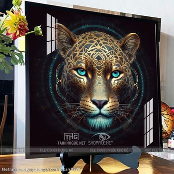 file tranh con giap trang tri con ho dan 0338