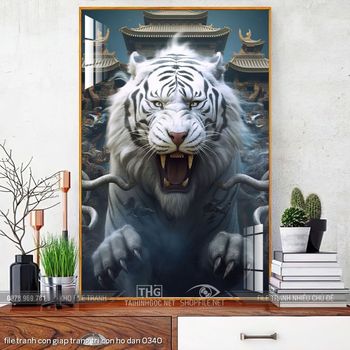 file tranh con giap trang tri con ho dan 0340