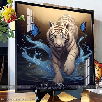 file tranh con giap trang tri con ho dan 0346