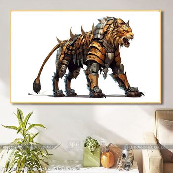 file tranh con giap trang tri con ho dan 0364