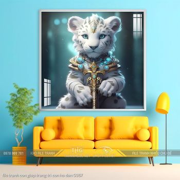 file tranh con giap trang tri con ho dan 0367