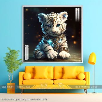 file tranh con giap trang tri con ho dan 0368