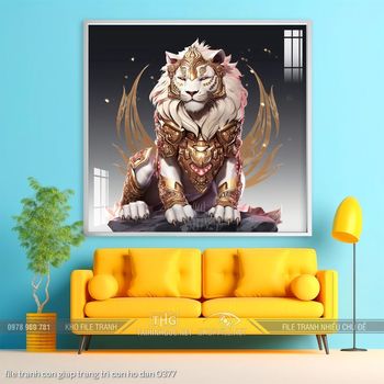 file tranh con giap trang tri con ho dan 0377