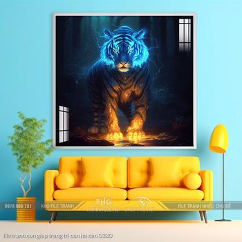 file tranh con giap trang tri con ho dan 0380