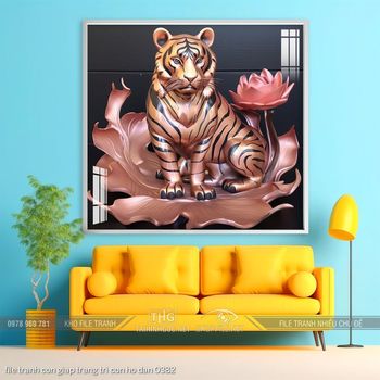 file tranh con giap trang tri con ho dan 0382